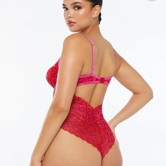 Savage X Fenty Lace Corset Bodysuit - Picture 10 of 10